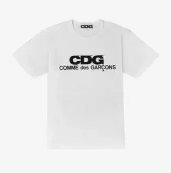 [정품 새상품] CDG 꼼데가르송 반팔 프린트 티셔츠 L,XL